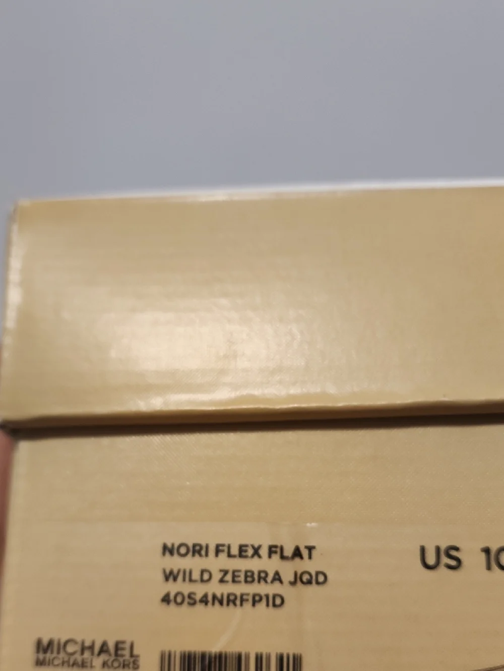 Michael Kors Zebra Print Ballet Flats with Bow Accent Brand New